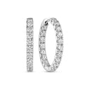 Øreringe Alba Eternity - 14 kt hvidguld med 2.16 ct lab-grown diamanter