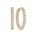 Øreringe Alba Eternity - 14 kt guld med 2.16 ct lab-grown diamanter