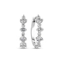 Øreringe Brina Creolo - 14k guld  med 0.85 ct lab-grown diamanter