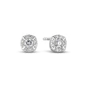 Øreringe Rome - 14k hvidguld med 0.17 ct lab-grown diamanter