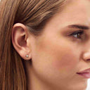 Øreringe Rome - 14k guld  med 0.17 ct lab-grown diamanter