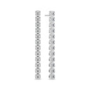 Øreringe Diamante - 14k hvidguld med 0.91 ct lab-grown diamanter