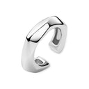 Ear cuff Roccia - rhodineret med en poleret overflade