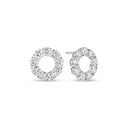 Øreringe Bellina Piccolo - 14 kt hvidguld med 1.80 ct lab-grown diamanter