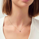 Solitaire halskæde Venice - 14k guld  med 0.50 ct lab-grown diamant