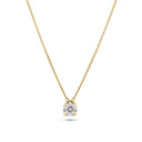 Solitaire halskæde Venice - 14k guld  med 0.50 ct lab-grown diamant