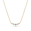 Halskæde Tiara Piccolo - 14k guld  med 0.37 ct lab-grown diamanter