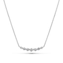 Halskæde Tiara Grande - 14k hvidguld med 0.46 ct lab-grown diamanter