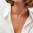 Halskæde Tiara Grande - 14k hvidguld med 0.46 ct lab-grown diamanter