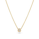 Halskæde Rome - 14k hvidguld med 0.09 ct lab-grown diamanter