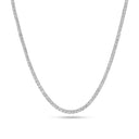 Halskæde Diamante Tennis - 14 kt hvidguld med 14.88 ct lab-grown diamanter