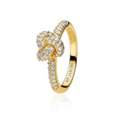 Ring Imperia Piccolo - 18kt forgyldt Sølv Sterling Sølv med hvide zirkoner