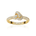 Ring Imperia Piccolo - 18kt forgyldt Sølv Sterling Sølv med hvide zirkoner