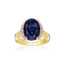 Ring Ellisse Grande forgyldt - str. 52