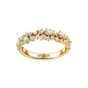 Ring Cristallo Piccolo - 18 karat forgyldt, med hvide zirkoner