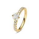 Ring Venice Solitaire Altro - 14 kt guld med 0.80 ct lab-grown diamanter