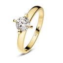 Solitaire ring Venice - 14k guld  med 0.50 ct lab-grown diamant