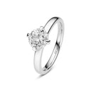Ring Venice Solitaire Altro - 14 kt hvidguld med en 1.00 ct lab-grown diamant