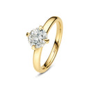 Ring Venice Solitaire Altro - 14 kt guld med en 1.00 ct lab-grown diamant