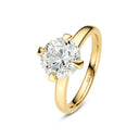 Ring Venice Solitaire Altro - 14 kt guld med en 2.00 ct lab-grown diamant
