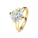 Ring Venice Solitaire Altro - 14 kt guld med en 3.00 ct lab-grown diamant