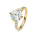 Ring Venice Solitaire Altro - 14 kt guld med 3.40 ct lab-grown diamanter