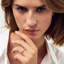 Ring Tiara - 14k guld  med 0.67 ct lab-grown diamanter