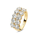 Ring Ariccia - 14k guld  med 3.62 ct lab-grown diamanter