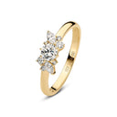 Ring Lovere - 14k guld  med 0.57 ct lab-grown diamanter