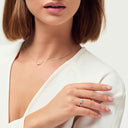 Ring Lovere - 14k guld  med 0.57 ct lab-grown diamanter