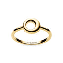 Ring Selene - 18k forgyldt 925 Sterling sølv, med en poleret overflade