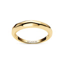 Ring Roccia - 18k forgyldt 925 Sterling sølv, med en poleret overflade