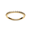Ring Sarzana - 18k forgyldt 925 Sterling sølv, med hvide zirkoner