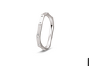 Emma vielsesring 18 karat hvidguld m. 0,11 ct.