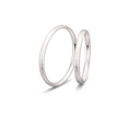 Hello vielsesring 18 karat hvidguld