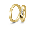Infinity2 vielsesring 14 karat guld m. 0,36 ct.