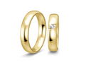 Infinity2 vielsesring 18 karat guld m. 0,10 ct.