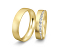 Infinity2 vielsesring 18 karat guld m. 0,42 ct.