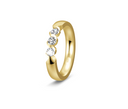 Memoire vielsesring 14 karat guld 0,360 ct.