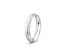 Memoire Seitlich1 vielsesring 8 karat hvidguld 0,30 ct.