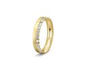 Memoire Seitlich vielsesring 8 karat guld 0,525 ct.