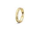 Memoire Seitlich vielsesring 8 karat guld 0,30 ct.