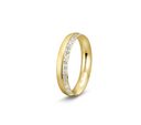 Memoire Seitlich1 vielsesring 8 karat guld 0,30 ct.