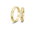 18 karat guld vielsesringe m. 0,096 ct. - P2