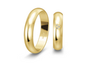 18 karat guld vielsesringe m. 0,017 ct. - P2