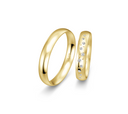 18 karat guld vielsesringe m. 0,096 ct. - P7