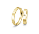 14 karat guld vielsesringe m. 1 x 0,025 ct. - P8