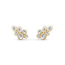 White Wisteria Earstud