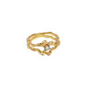 Shelly Ring - Forgyldt