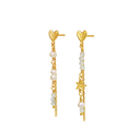 Silma øreringe - Forgyldt